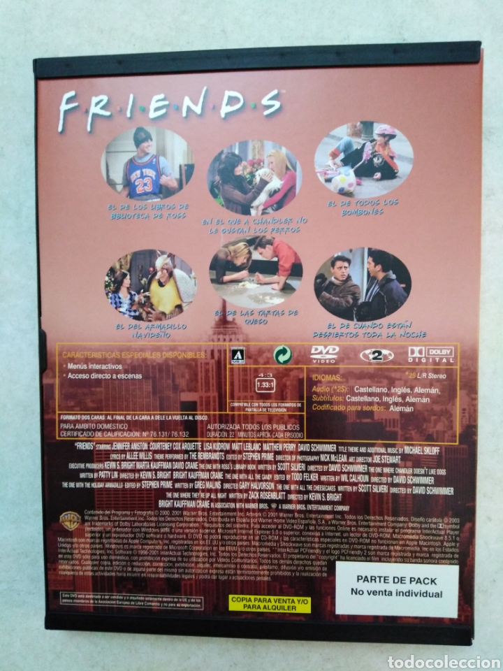 Series de TV: Friends temporada 7 completa ( 4 DVD ) - Foto 7