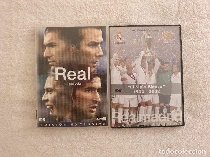 Fernsehserien: 2 Pel&iacute;culas de DVD Real Madrid - Real la Pelicula y el Siglo Blanco 1902-2002