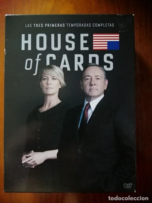 Series de TV: DVD SERIE TV HOUSE OF CARDS PACK ESTUCHE MAS TEMPORADA 1 2 Y 3