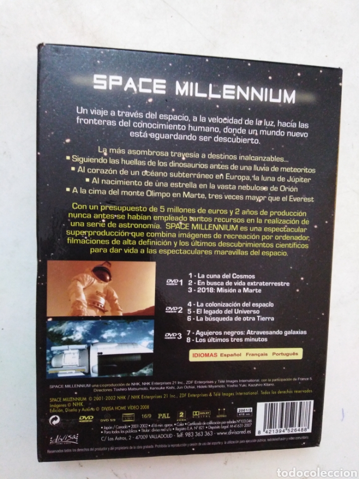 Series de TV: SPACE MILLENNIUM, serie de 3 DVD originales - Foto 2