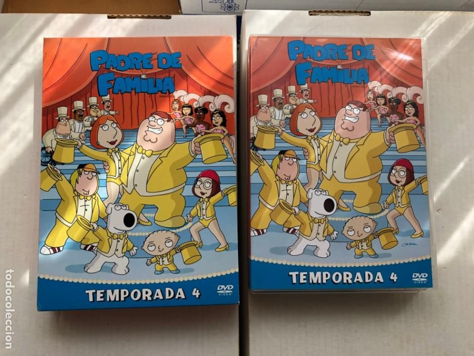 TV Series: PADRE DE FAMILIA TEMPORADA 4 EN 3 DVDS - KREATEN SERIES PELICULAS