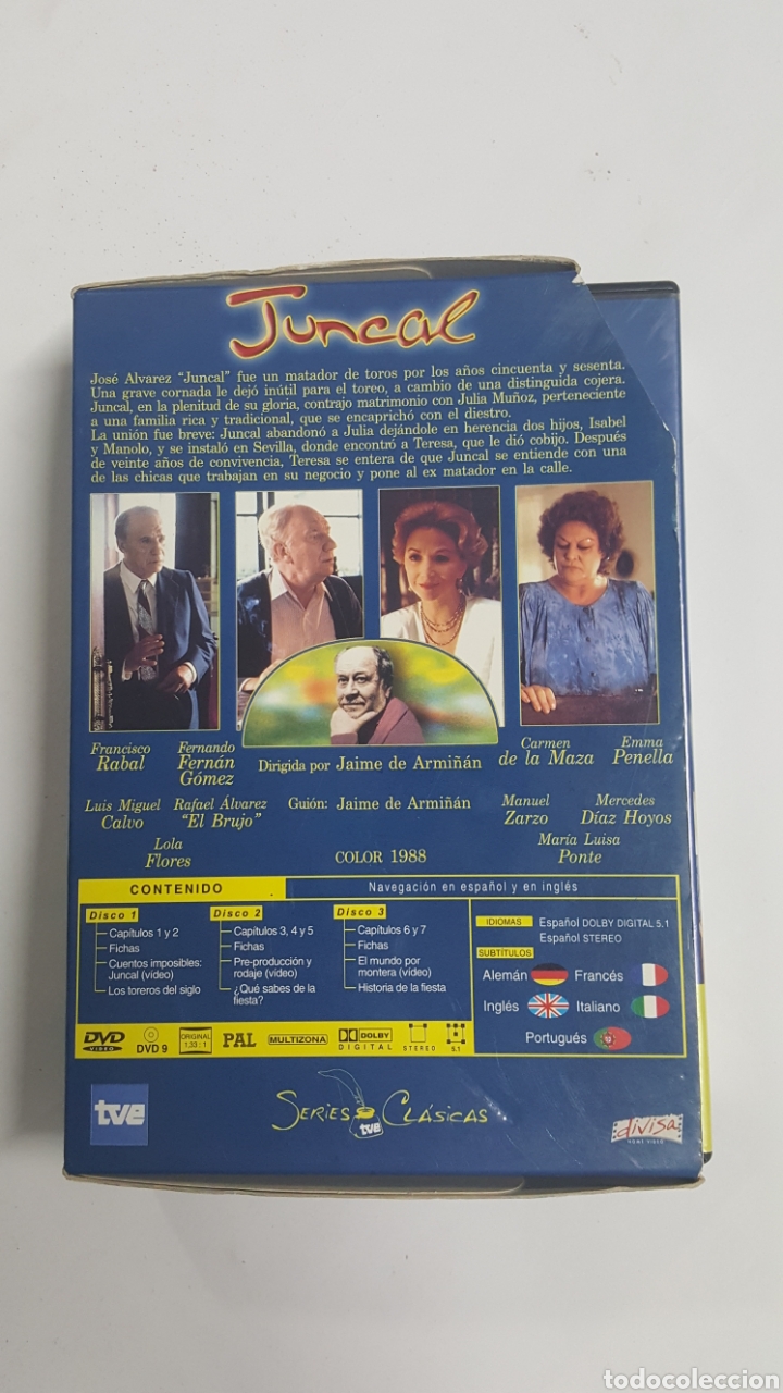 Series de TV: JUNCAL COLECCI&Oacute;N COMPLETA 3 DVDS - Foto 5