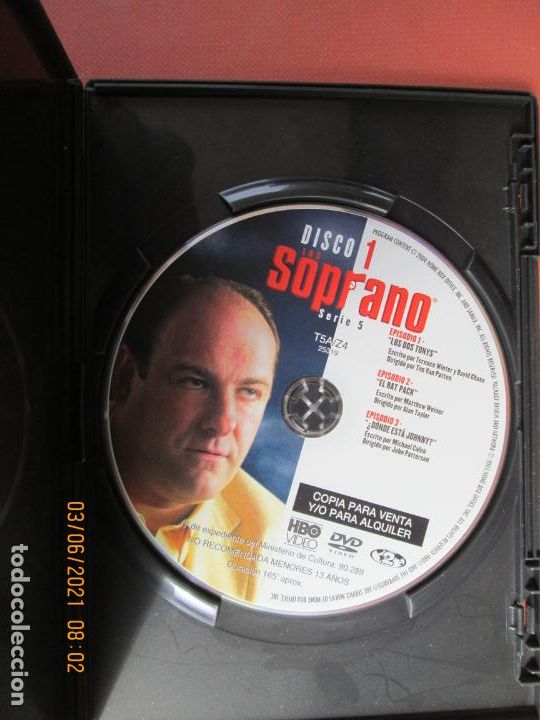 Series de TV: LOS SOPRANO SERIE 5 - 4 DVD - Foto 7