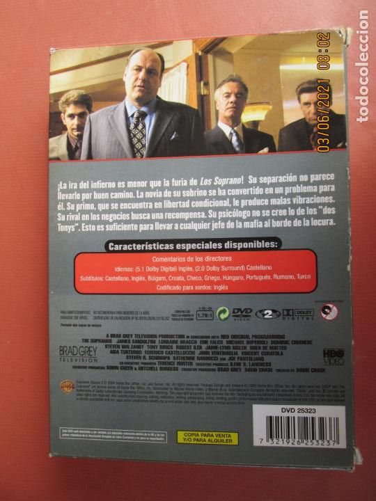 Series de TV: LOS SOPRANO SERIE 5 - 4 DVD - Foto 10