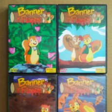 Series de TV: LOTE DVD BANNER Y FLAPPY VOL. 1-2-3-4 (PLANETA JUNIOR/NIPPON ANIMATION, 2004). 16 EPISODIOS EN TOTAL
