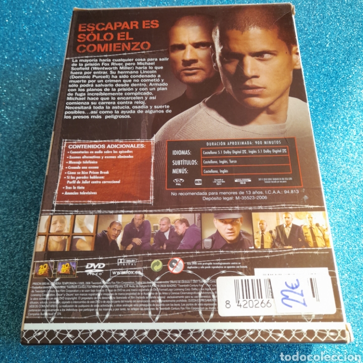 Series de TV: Prison Break primera temporada completa DVD - Foto 3