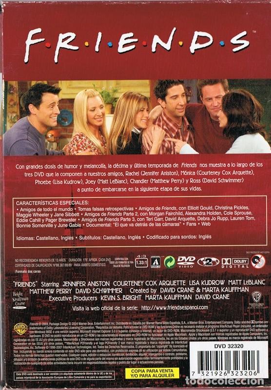 Series de TV: FRIENDS D&Eacute;CIMA TEMPORADA COMPLETA - Foto 3