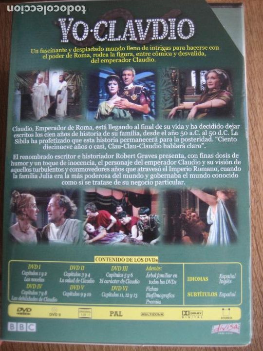Series de TV: Yo Claudio. BBC. Divisa Home Video. 6 DVD - Foto 3