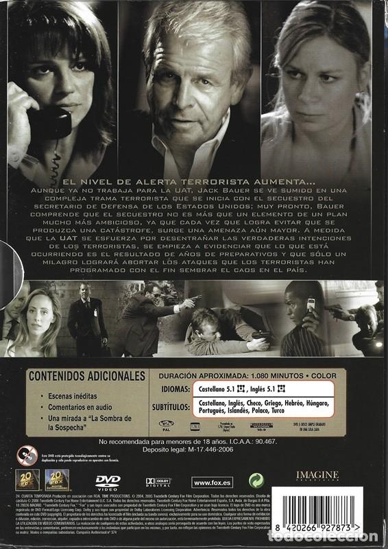 Series de TV: 24 CUARTA TEMPORADA COMPLETA - Foto 2