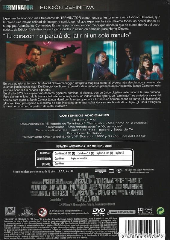 Series de TV: TERMINATOR ARNOLD SCHWARZENEGGER EDICI&Oacute;N DEFINITIVA - Foto 2