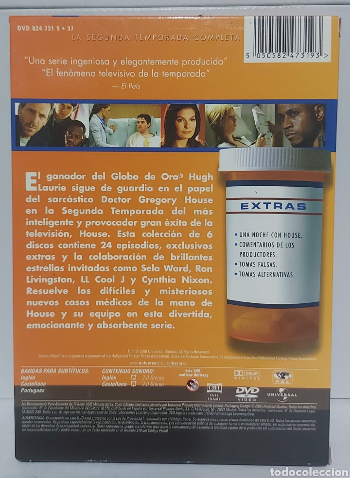 Series de TV: House (temporada 2)(Dvd) - Foto 2