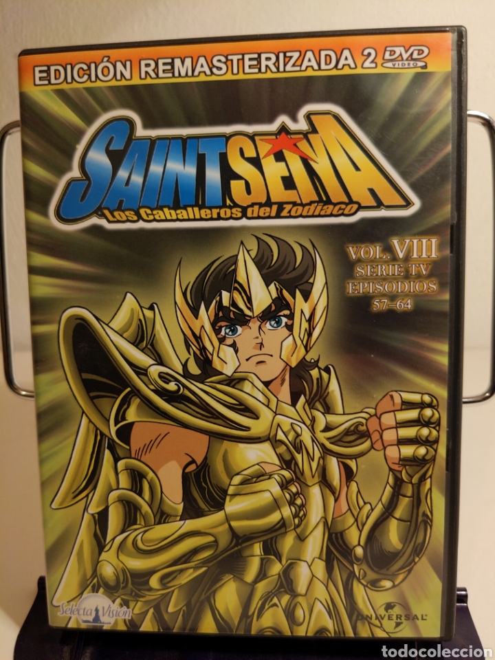 Series de TV: SAINT SEIYA CABALLEROS DEL ZODIACO DVD VOL.VIII 2 DISCOS EDC. REMASTERIZADA CAP. 57-64