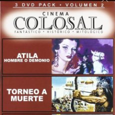 Series de TV: ATILA,TORNEO A MUERTE,LA ESPADA DEL VENCEDOR [DVD]. Lote 340164598