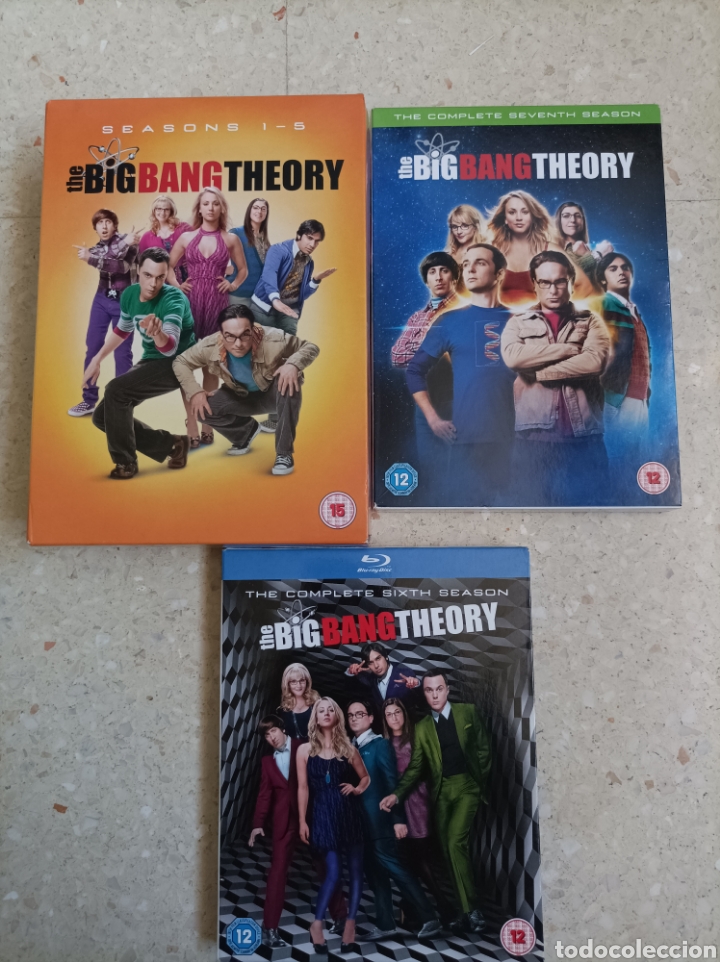 TV Series: Lote series the Big Bang theory temp 1 a la 7 completa audio 1temp ingl&eacute;s las 6restante espa&ntilde;ol