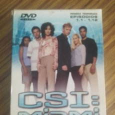 Series de TV: DVD, CSI : MIAMI, 1° PARTE DE LA 1° TEMPORADA, 1.1 -- 1.12.. Lote 347559223