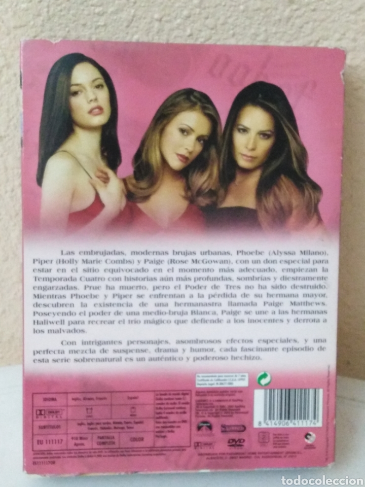 Series de TV: EMBRUJADAS - CUARTA TEMPORADA COMPLETA ( 6 DVD ) - Foto 2