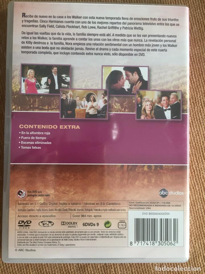 Series de TV: CINCO HERMANOS CUARTA TEMPORADA COMPLETA 6 DVD - Foto 2
