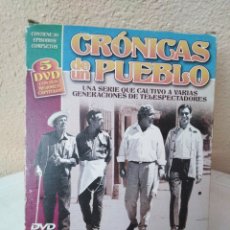 Series de TV: CRÓNICAS DE UN PUEBLO - 20 EPISODIOS COMPLETOS ( 5 DVD PRECINTADOS ). Lote 364032621