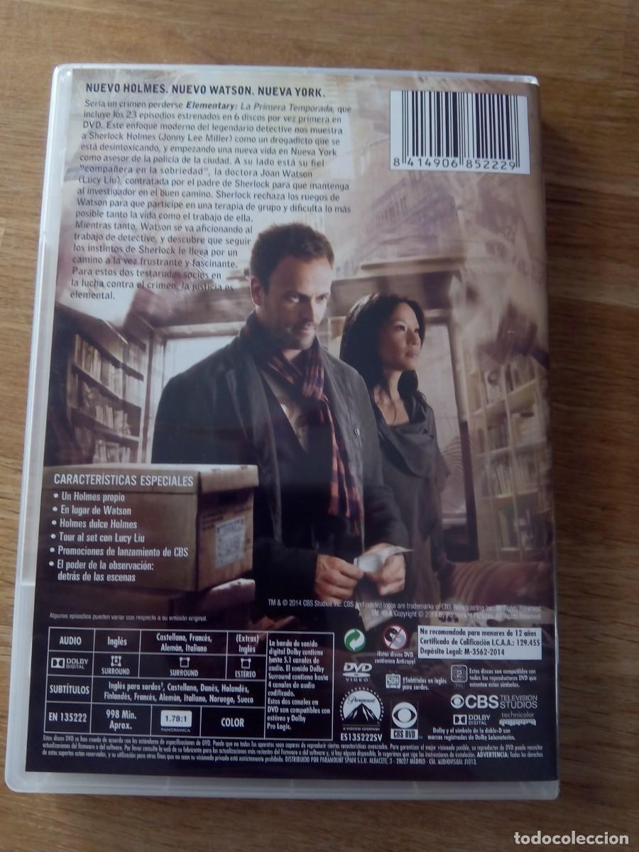 Series de TV: ELEMENTARY / PRIMERA TEMPORADA. 23 CAPITULOS, 6 DVD - Foto 2
