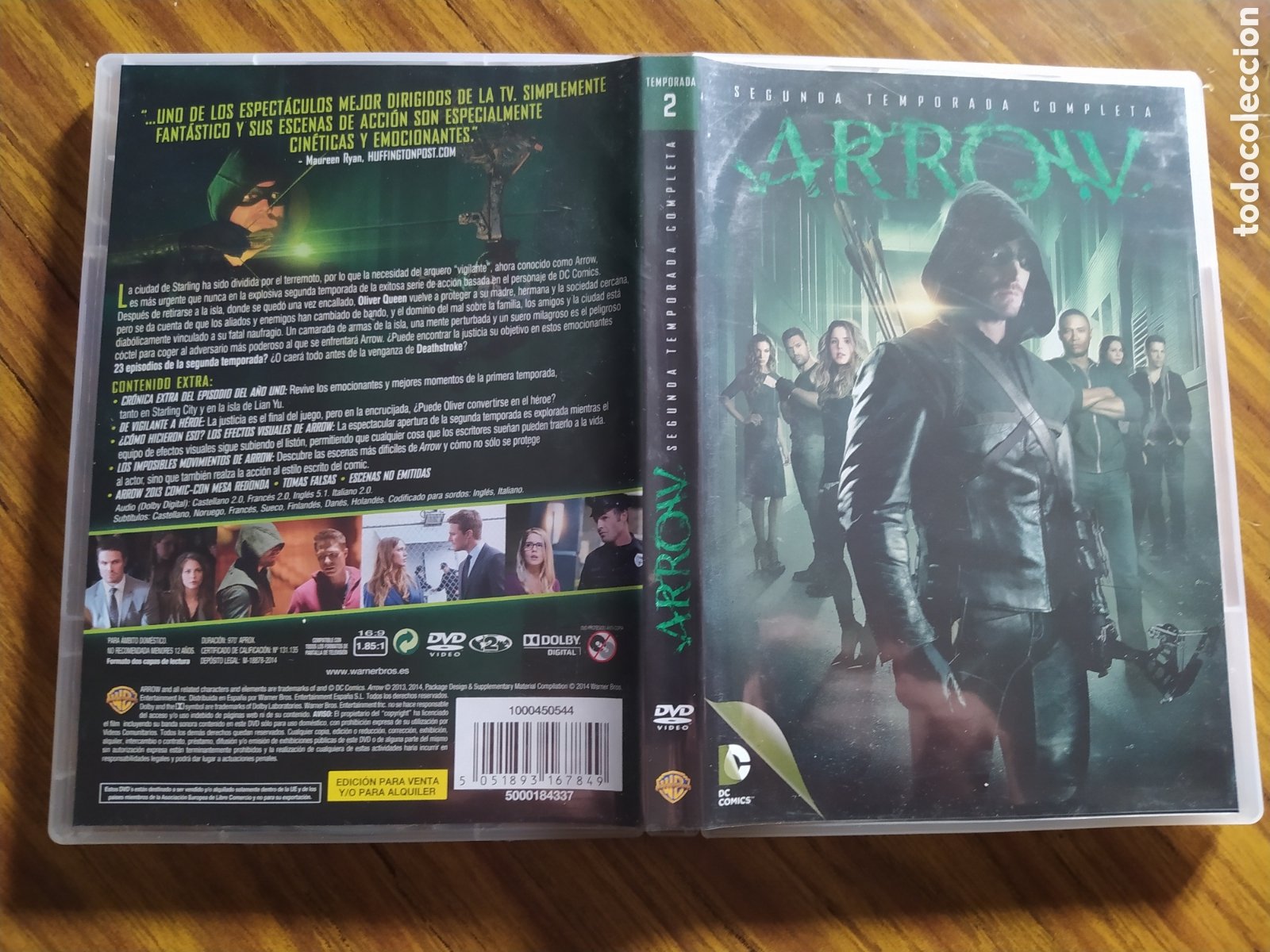 arrow, segunda temporada completa en dvd, 5 dis - Buy TV series on DVD on  todocoleccion