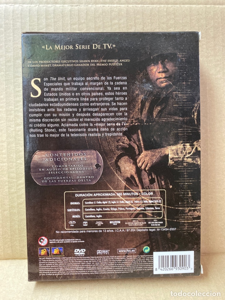 Series de TV: THE UNIT, TEMPORADA 1. Discos como nuevos. - Foto 2