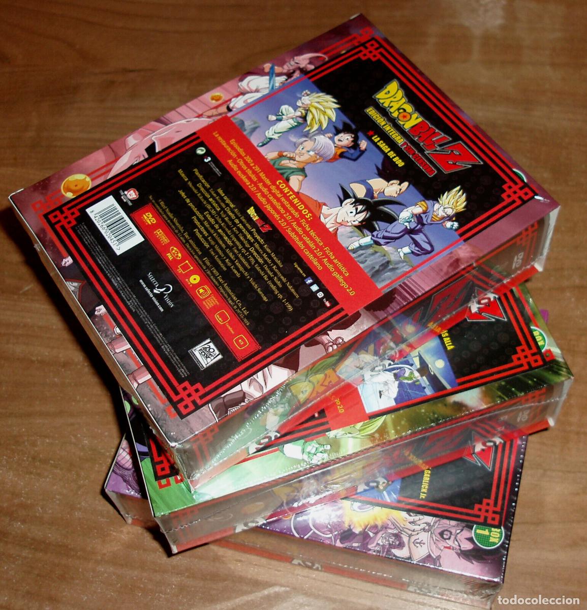 DRAGON BALL Z SAGA COMPLETA BOX 1-3 NUEVO 57 DISCOS DVD EPISODIOS 1-291  ANIME R2
