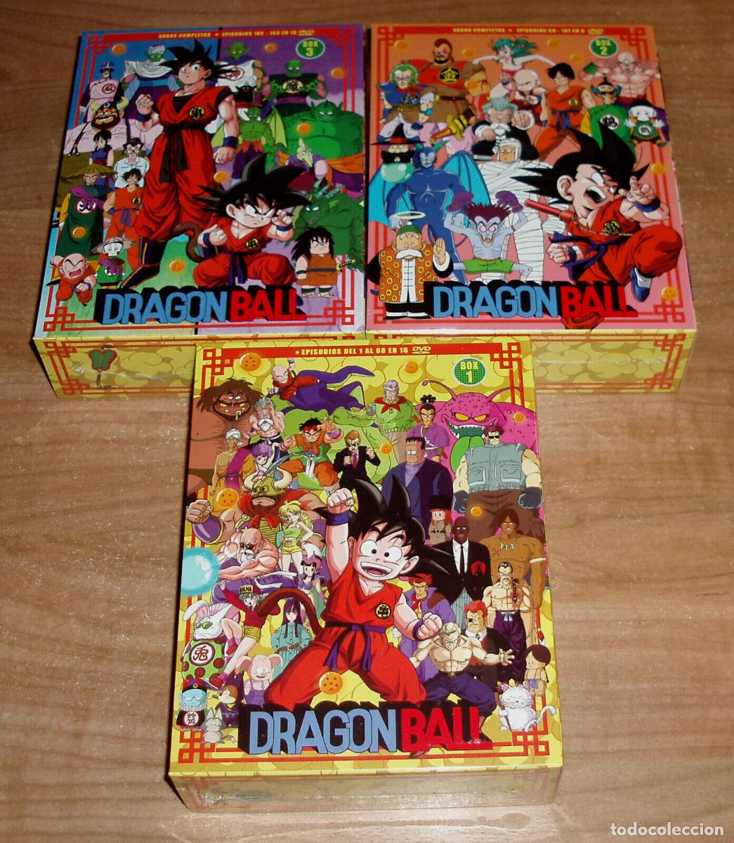 dragon ball saga completa box 1-3 nuevo 37 disc - Comprar Séries