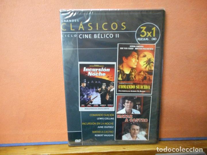 Series de TV: DVD. COMANDO SUICIDA. INCURSI&Oacute;N EN LA NOCHE. MATAR A CASTRO. - Foto 1