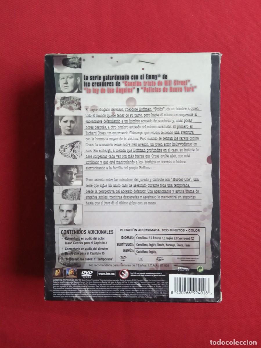 murder one - primera temporada completa + disco - Comprar Séries de TV em  DVD no todocoleccion