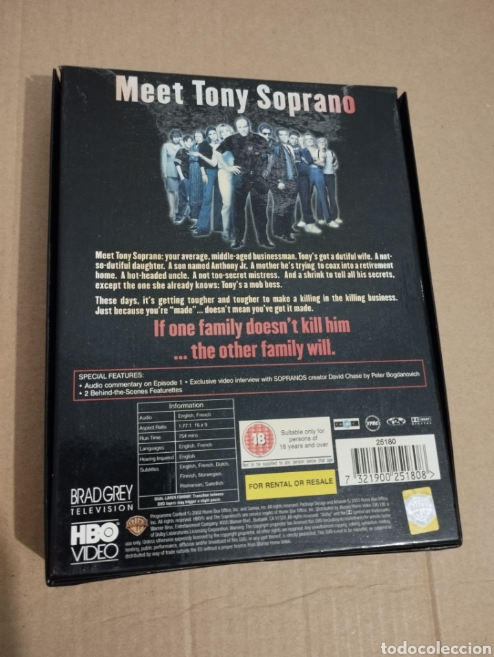 Series de TV: THE SOPRANOS. COMPLETE SERIES 1 (DVD) - Foto 8