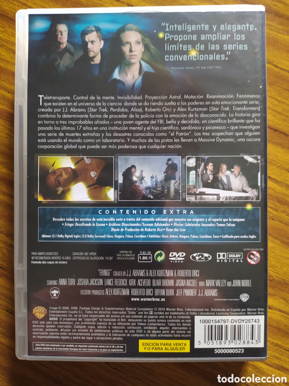 Series de TV: FRINGE, Primera temporada completa, 20 episodios. - Foto 2