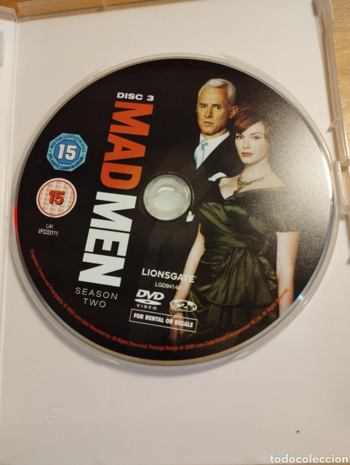 Series de TV: MAD MEN. SEASONS ONE, TWO & THREE (9 DVDS) - Foto 9