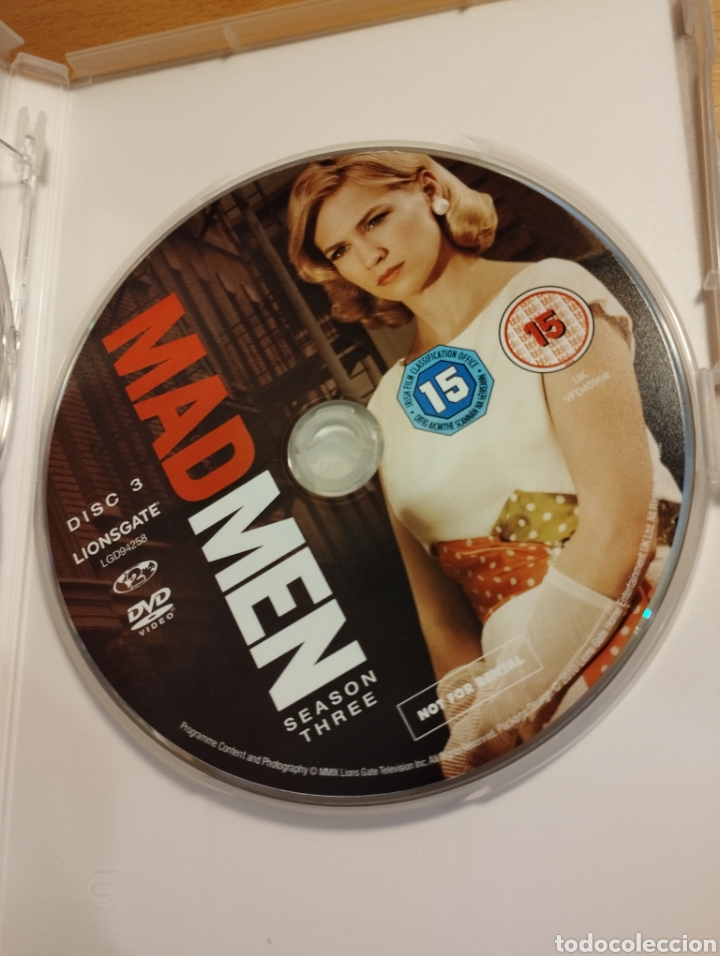Series de TV: MAD MEN. SEASONS ONE, TWO & THREE (9 DVDS) - Foto 13