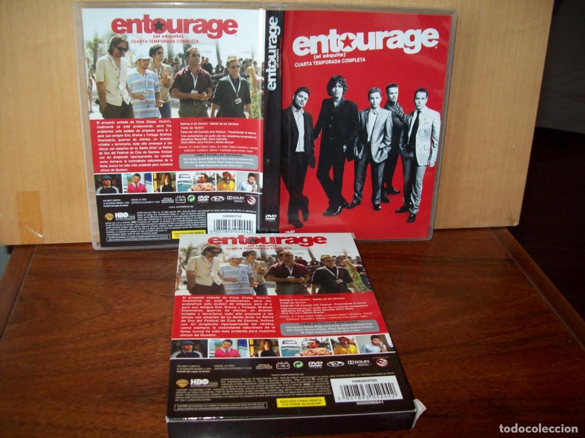 Series de TV: ENTOURAGE (EL SEQUITO) - CUARTA TEMPORADA COMPLETA EN DVD - TRIPLE DVD - Foto 1