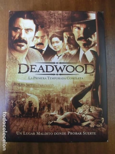 TV Series: DVD serie - DEADWOOD - Primera temporada completa - 4 DVD CON 12 EPISODIOS