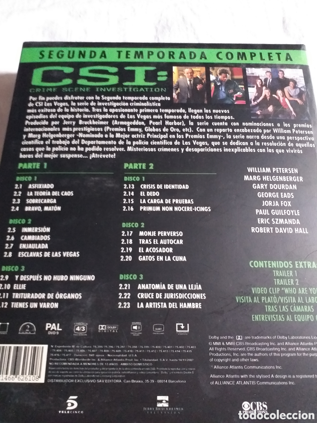 Series de TV: CSI: segunda temporada completa - Foto 3