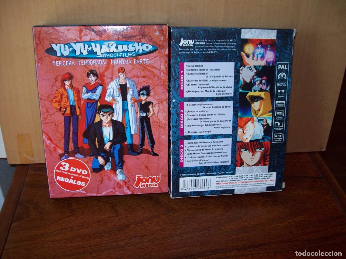 S&eacute;ries TV: YU - YU - YAKUSHO GHOST FILES EN DVD - TERCERA TEMPORADA EN 3 DVDS NUEVOS PRECINTADOS