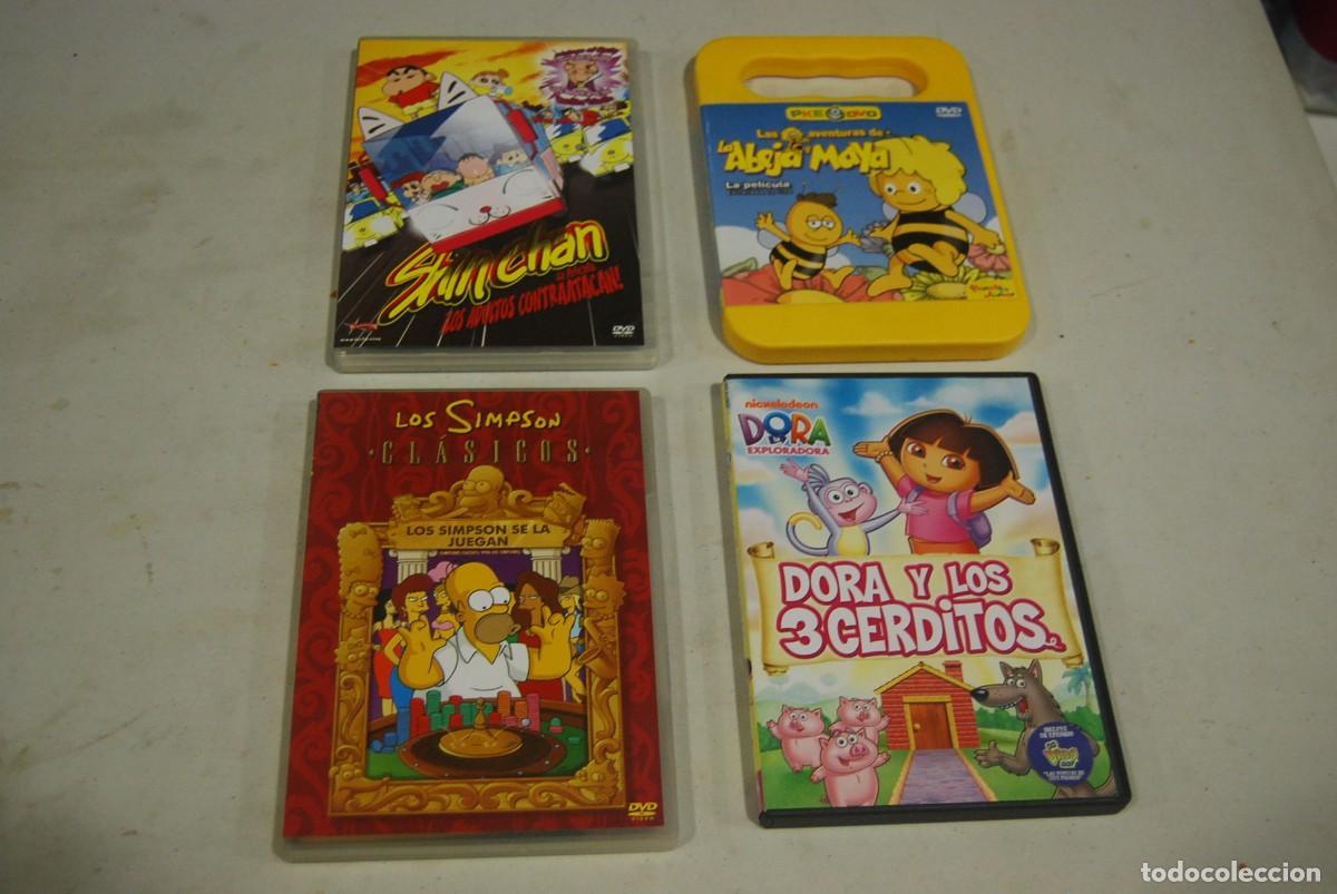 lote de 4 dvd, dora-abeja maya-shin chan-los si - Buy TV series on