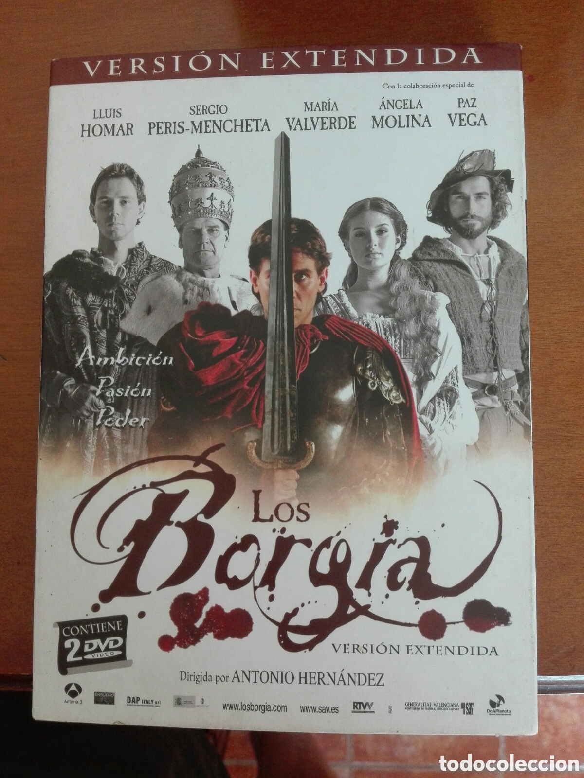 Series de TV: Los Borgia. Versi&oacute;n extendida. Serie dvd. - Foto 1
