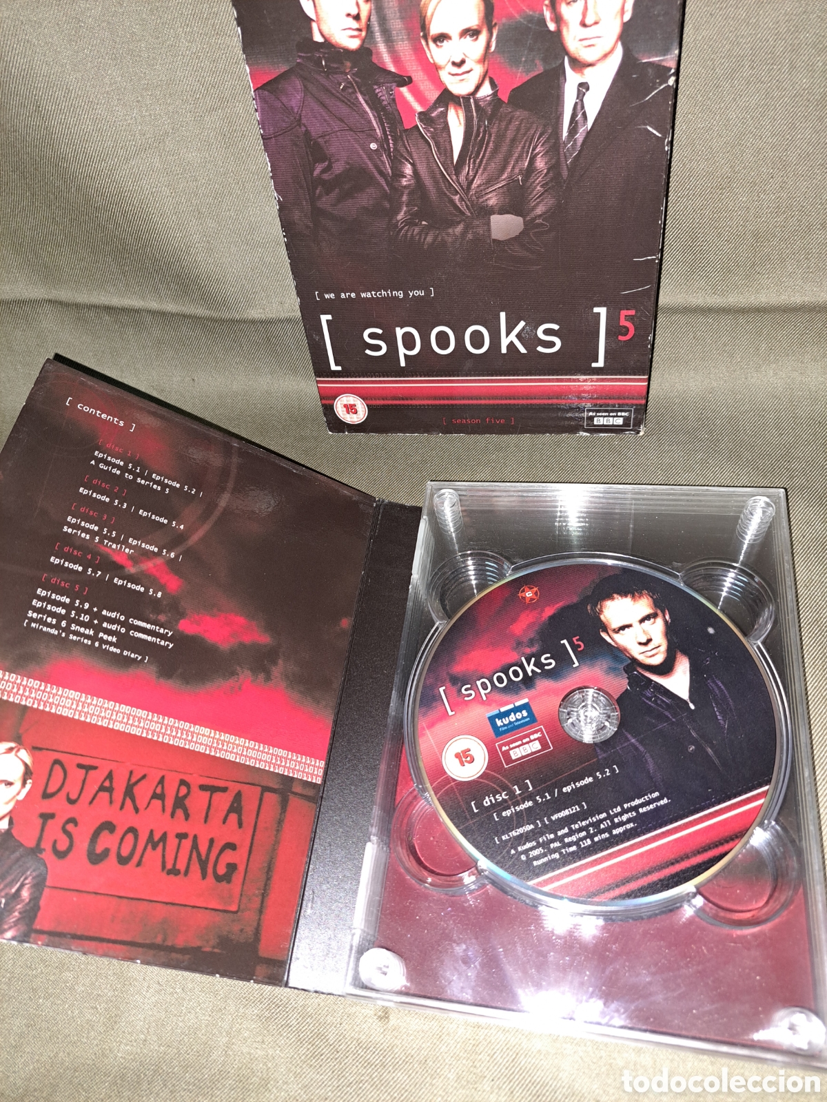 Series de TV: PACK DVDS SERIE SPOOKS 5, INGL&Eacute;S - Foto 3