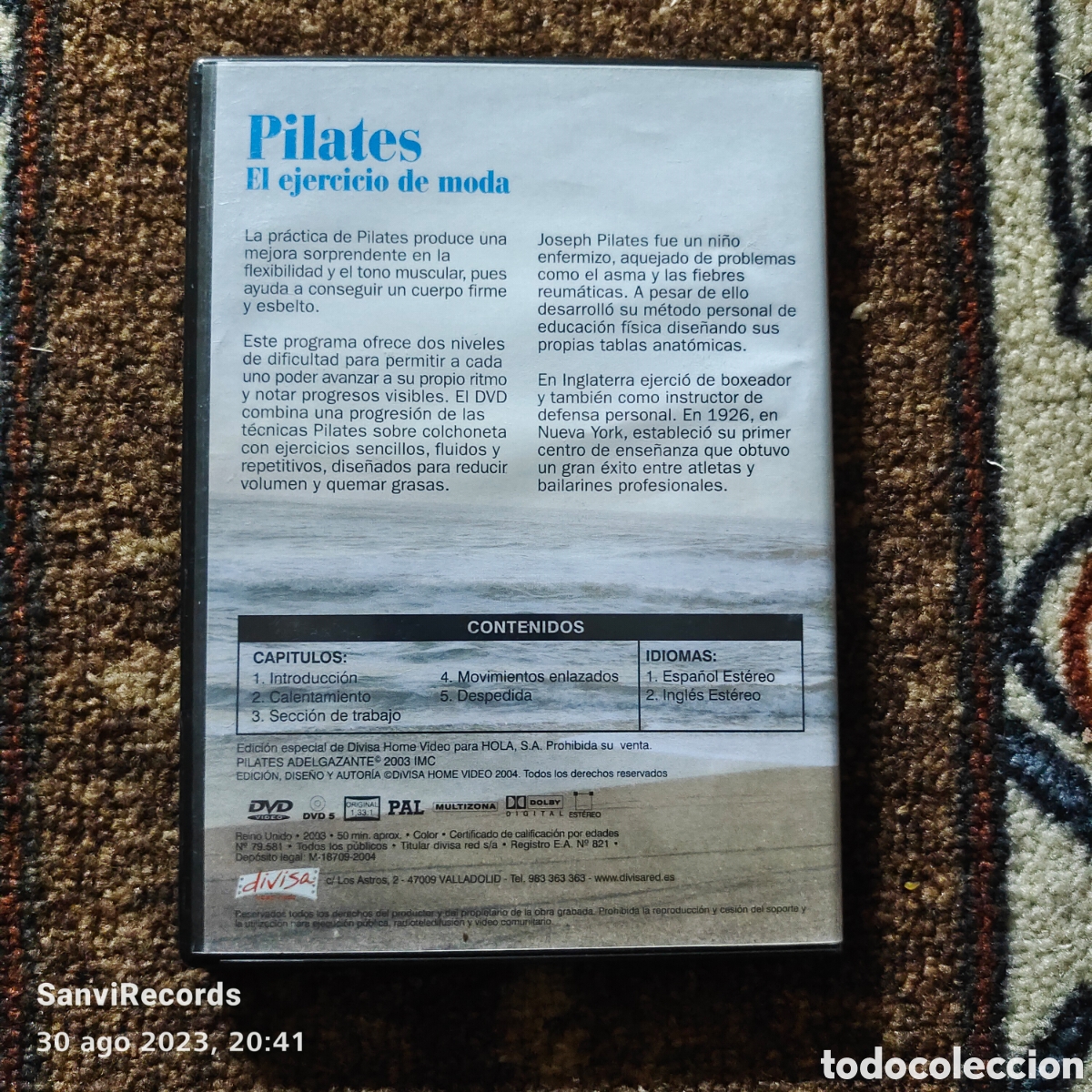 Series de TV: DVD, PILATES, EL EJERCICIO DE MODA (DIVA) - Foto 2