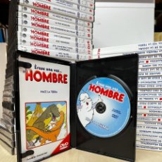 Series de TV: ERASE UNA VEZ EL HOMBRE, COLECCION COMPLETA, 26 DVD’S Y 26 LIBROS, MUY BUEN ESTADO