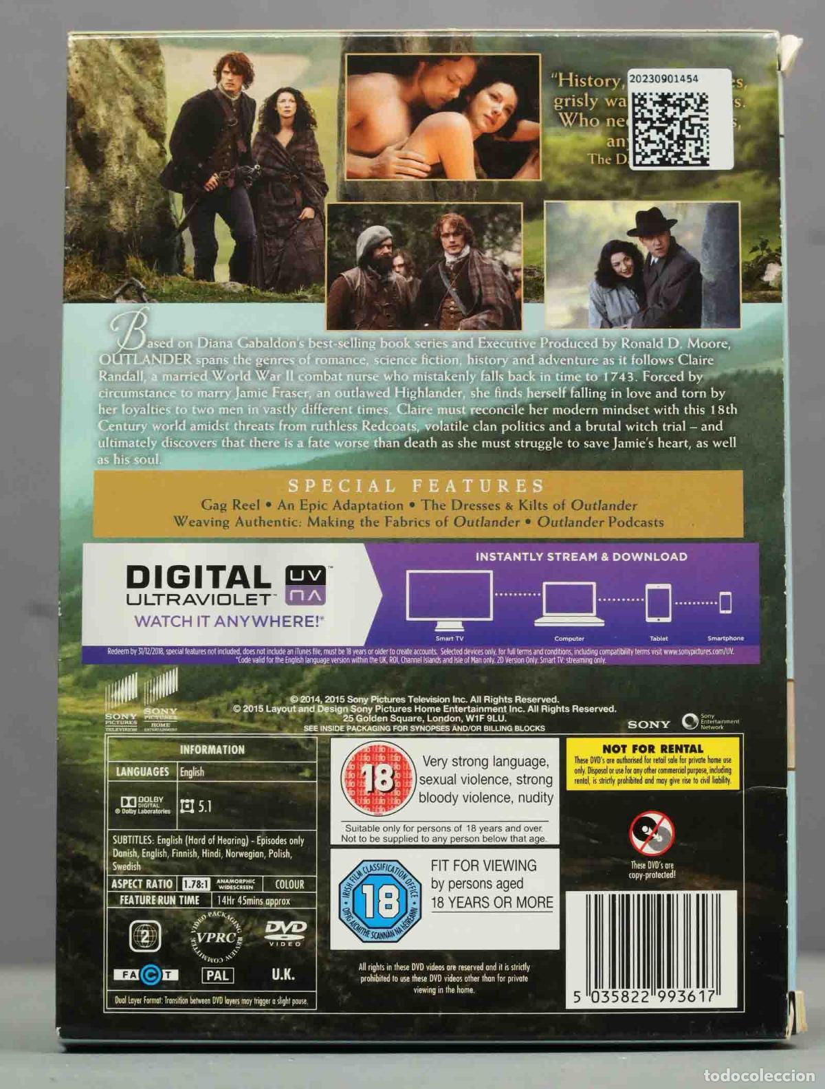 Series de TV: DVD. Outlander - Complete Season 1 - Foto 2