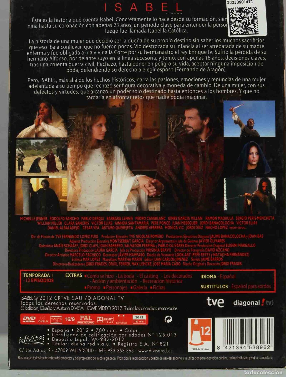 Series de TV: DVD. ISABEL. 3 TEMPORADAS - Foto 3