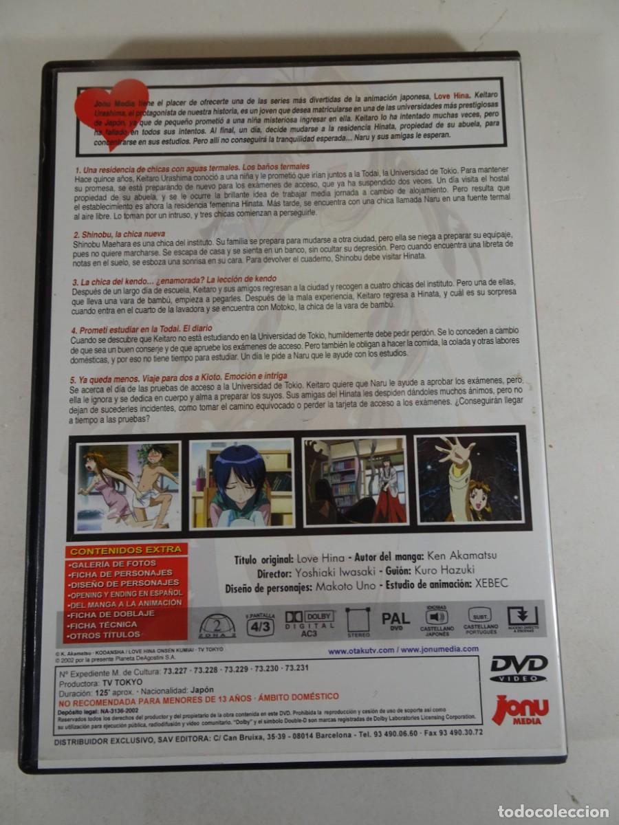 dvd , love hina 5 capítulos , manga , ver fotos - Compra venta en  todocoleccion