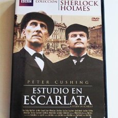 Series de TV: ESTUDIO EN ESCARLATA DVD CAPÍTULO DE SERIE BBC SHERLOCK HOLMES SUSPENSE PETER CUSHING CRIMEN C DOYLE