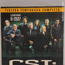 Series de TV: C.S.I. / CRIME SCENE INVESTIGATION / TERCERA TEMPORADA COMPLETA / 6 DVD DE LUJO.