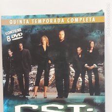 Series de TV: C.S.I. / CRIME SCENE INVESTIGATION / QUINTA TEMPORADA COMPLETA / 8 DVD DE LUJO.
