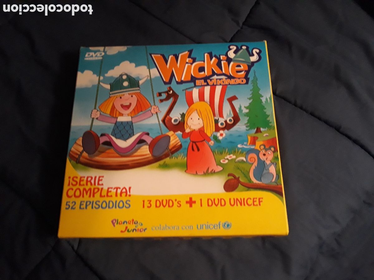 Series de TV: WICKIE EL VIQUINGO -SERIE COMPLETA - 52 EPISODIOS - 13 DVD&acute;S + 1 DVD DE UNICEF - PLANETA JUNIOR