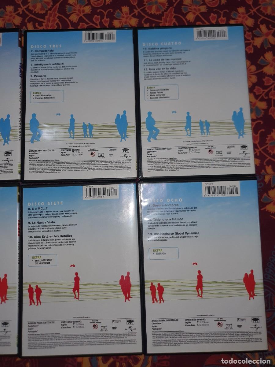 Series de TV: Lote 8 dvd Eureka temporada 1 y 2 - Foto 3